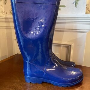 Blue Rain Boots NIB, perfect condition